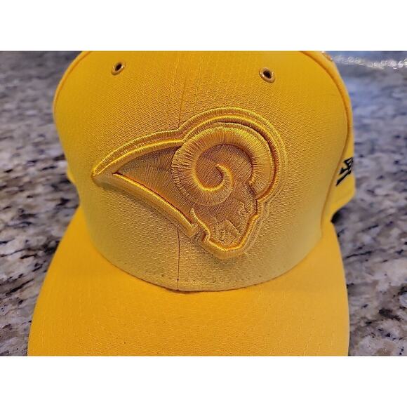 Los Angeles LA Rams Hat Cap NFL Football New Era 9Fifty Mens Adjustable Snapback - Picture 2 of 9